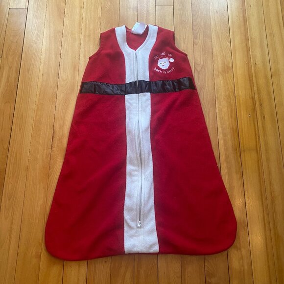 Halo Other - Halo Red & White Christmas Fleece Sleep sack w/ Santa‎ design Size Small G5